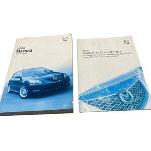 2008 mazda 3 owner manual warranty information book paperback book READ